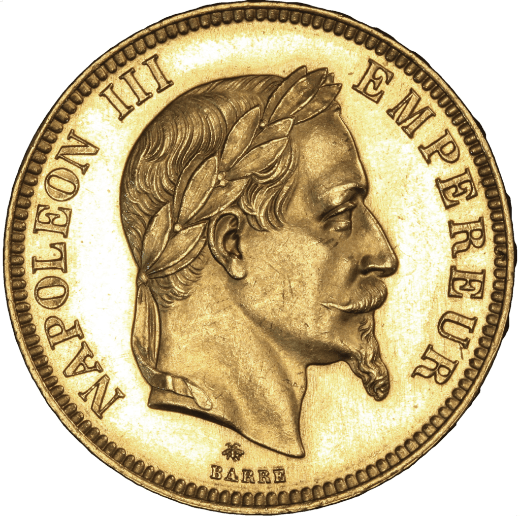 100-francs-napoleon-iii-gold-coin-laurel-design-dated-1862-1869-gold