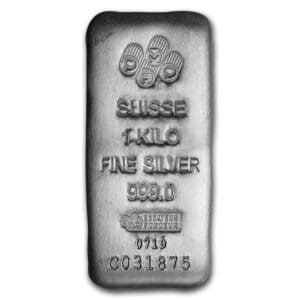 1 oz .999 Fine Silver Aztec Calendar Bar Silver