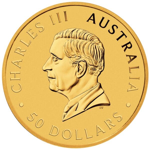 2025 - 1/2 oz Gold Australian Kangaroo Coin (BU) - Image 2